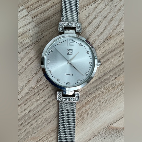 NY&C Ladies Watch Crystals Stainless Bracelet, Dial, Hands - Picture 3 of 11